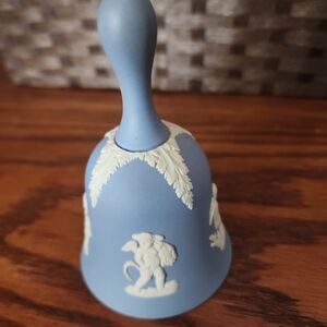 Wedgewood Jasperware Vintage Blue and Cream Decorative Bell